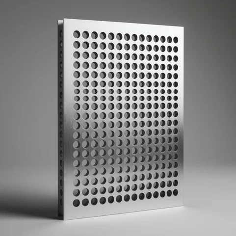 Алюминиевый перфорированный лист Qg 10х15х1 мм А5