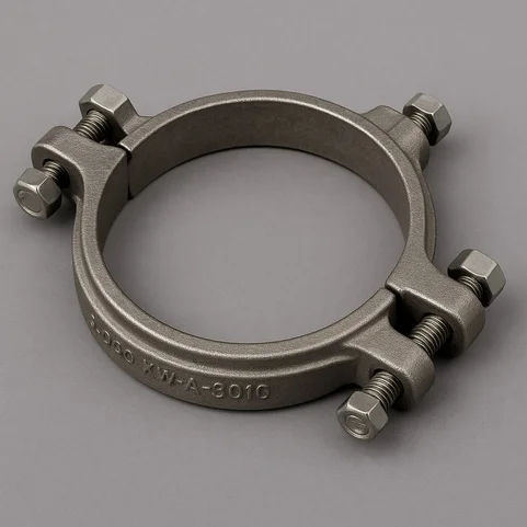 Хомут ремонтный чугунный 65 мм