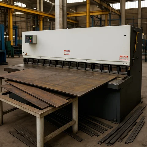 Резка металла гильотинная