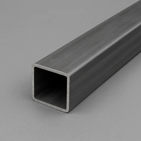 Квадратный профиль нержавеющий матовый 50х4х6000 мм AISI 304