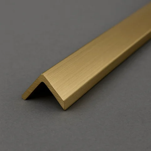 Латунный профиль Г-образный 10 мм Л63