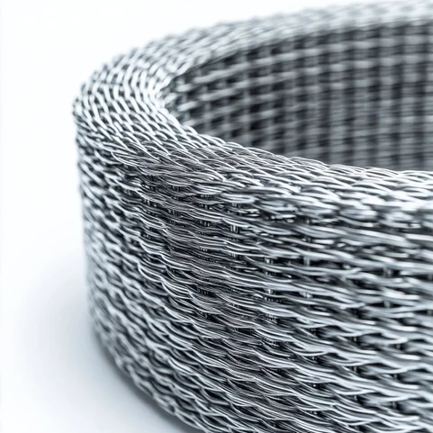 Сетка стальная рукавная 0.1 мм 03Х17Н13М2 ТУ 14-171-143-97