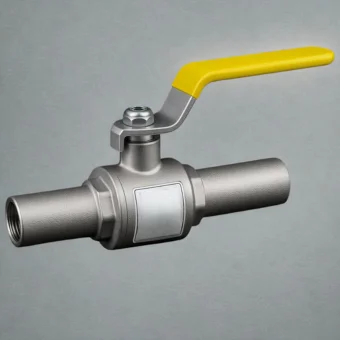 Нержавеющий кран шаровой фланцевый Ду 20 AISI 304