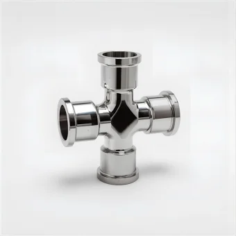 Крестовина нержавеющая проходная Ду 4 12Х18Н9Т ГОСТ 13967-74