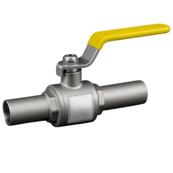 Титановый кран шаровой проходной фланцевый ДУ 80 РУ 25 ГОСТ 9702-87