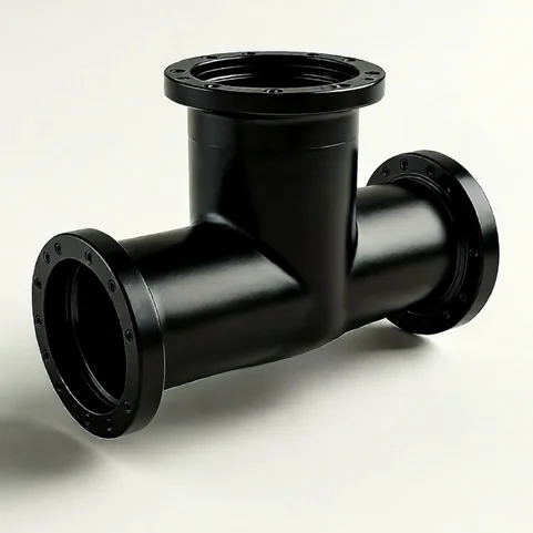 Тройник аксиальный полимерный 50 мм 1 МПа кл.4 ПБ ГОСТ 32415-2013