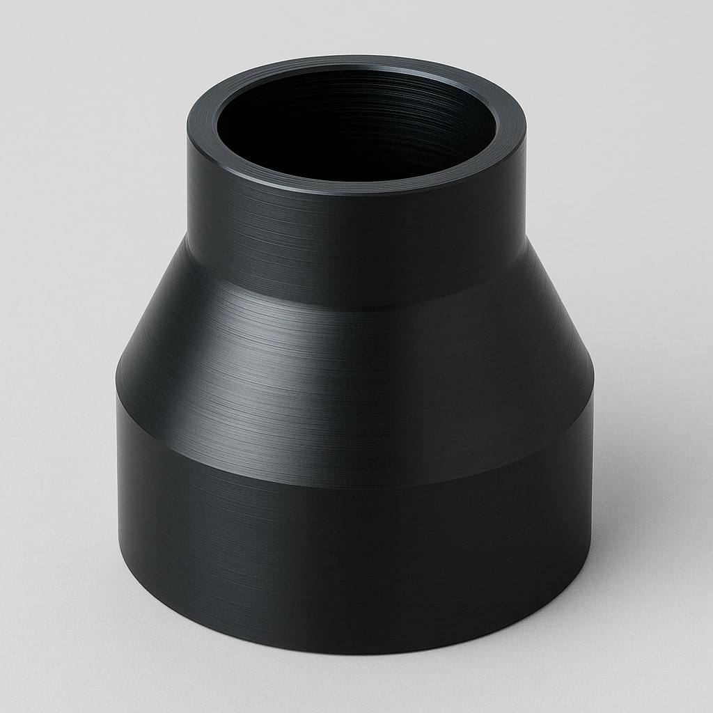 Переход ПНД приварной концентрический ДУ 75 РУ 50