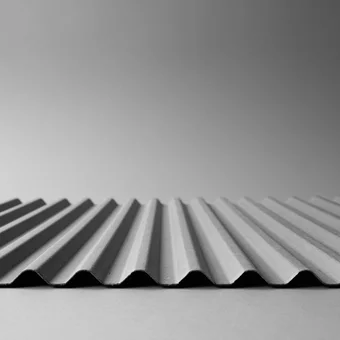 Лист стальной гофрированный