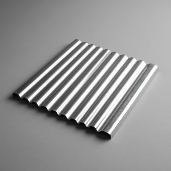 Лист стальной рифленый