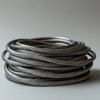 Канат стальной плоский