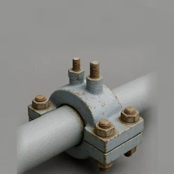 Седелка чугунная