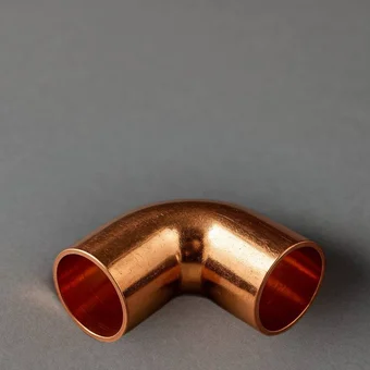 Угол медный дюймовый