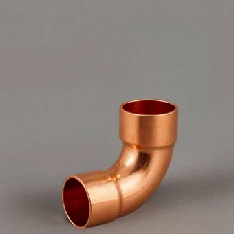 Отвод медный дюймовый